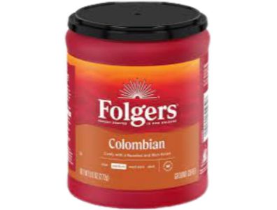 Folgers Café molido de tueste medio oscuro 100 % colombiano 10,3 oz