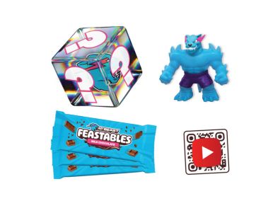 Maletín de edición coleccionable MrBeast de Feastables con chocolate Feastables y juguete de laboratorio Beast, 6 piezas