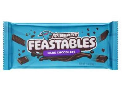 MrBeast Feastables Barra de chocolate amargo   2,1 oz