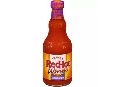 Salsa para alitas Frank RedHot de ajo 12 oz