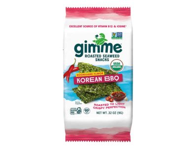 Bocadillos de algas Gimme asadas Barbacoa coreana 0,32 oz