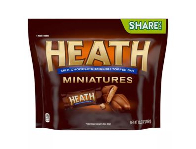 Chocolate Heath Miniatures barras de caramelo con leche y toffee inglés Paquete para compartir 10,2 oz