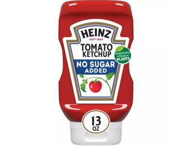 salsa de tomate Heinz sin azúcar añadido 13 oz