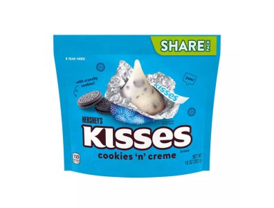 Chocolate Hershey Kisses de Caramelos de galletas y crema Paquete para compartir 10 oz