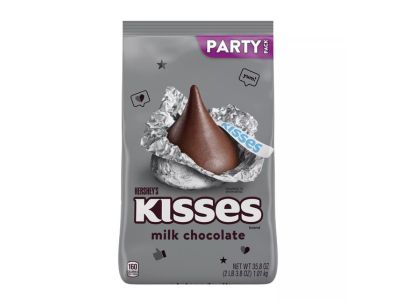 Chocolate Hershey Kisses de Caramelos con leche Paquete para fiestas 35,8 oz