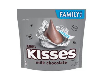 Chocolate Hershey Kisses de Caramelo con leche tamaño familiar 17,9 oz