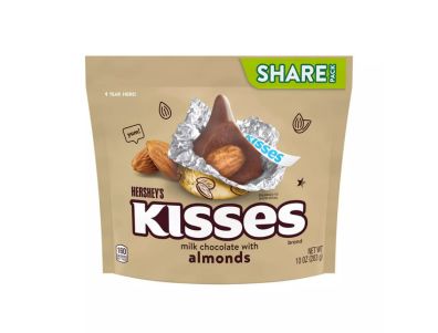 Chocolate Hershey Kisses de Caramelo con leche y almendras Paquete para compartir 10 oz