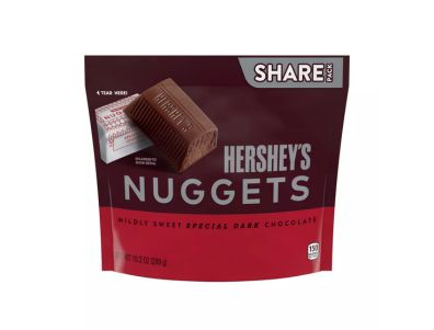 chocolate Hershey Nuggets Caramelos oscuro ligeramente dulce especiales Paquete para compartir 10,2 oz