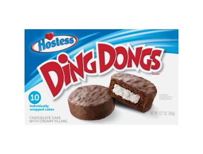 Pastelito Hostess Tortitas de chocolate Ding Dongs de 12,70 oz, 10 unidades