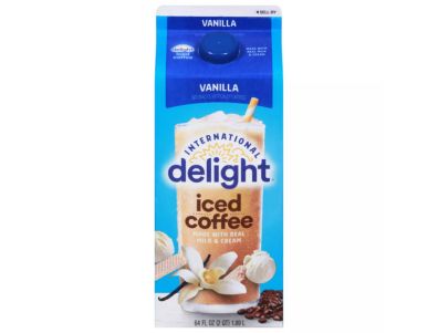 Café frío DELIGHT de vainilla 64 oz