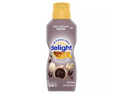Crema para café Delight Chocolate blanco y moca 32 oz