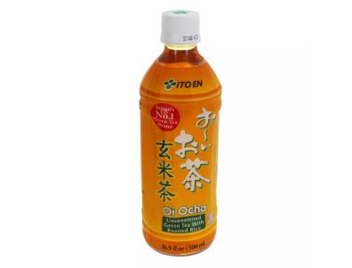 Te Ito En Oi Ocha verde con arroz tostado sin azúcar 16,9 oz