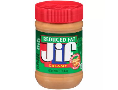 Crema de cacahuate Jif cremosa reducida en grasas 16 oz