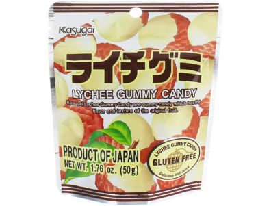 Caramelo gomoso de lichi Kasugai 1.76 oz