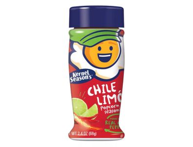 Condimento para palomitas de maíz Kernel Season con chile y limón de 2,4 oz
