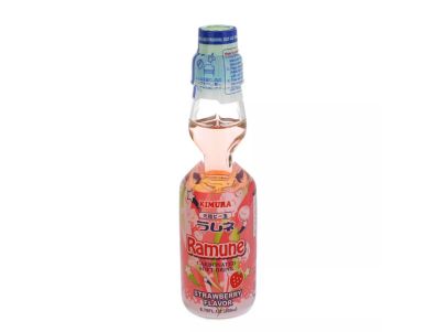 Kimura Ramune sabor fresa 6,76 oz