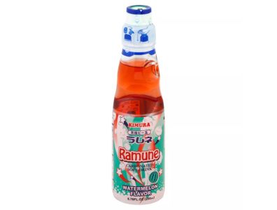 Bebida Kimura Ramune carbonatada de sandía 6,76 oz