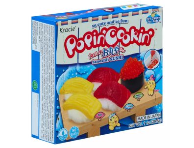 Popin' Cookin' Kracie Tanoshii Sushi Kit de dulces DIY 1 oz