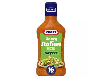 Aderezo Kraft italiano sin grasa Zesty 16 oz