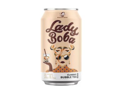 Té de burbujas Lady Boba clásico 10,7 oz