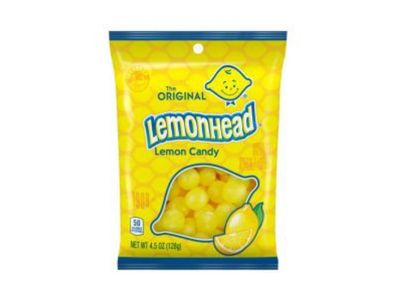 bolsa de Caramelo de limón Lemonhead, bolsa de 4,5 oz