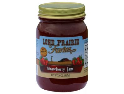 Mermelada Lone Prairie Farms de fresa de 20 oz