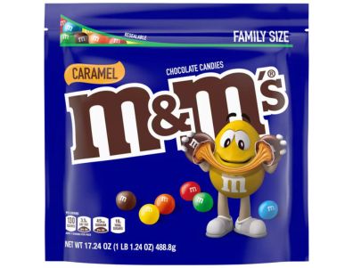 Chocolate M&M'S Caramelo tamaño familiar 17,24 oz