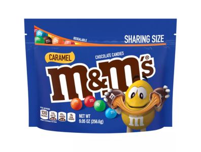 Chocolate M&M'S Caramelo con leche y caramelo Tamaño para compartir 9,05 oz