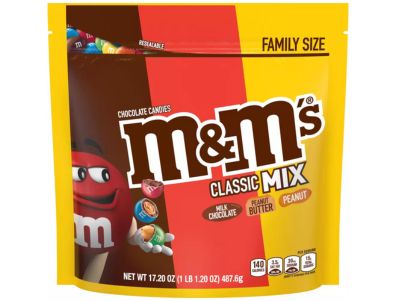 Chocolate M&M'S Classic Mix Caramelo tamaño familiar 17,2 oz