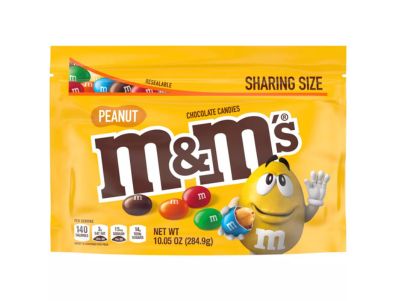 Chocolate M&M'S Caramelos y maní Tamaño para compartir 10,05 oz