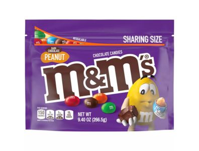 Chocolate M&M'S Caramelo negro con maní Tamaño para compartir 9,4 oz