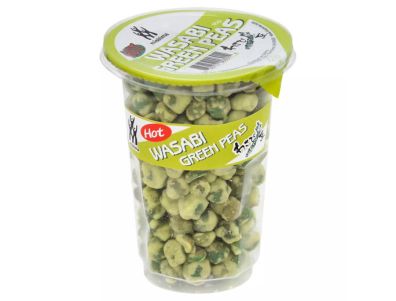 Guisantes verdes Mishima picantes asados con wasabi de 3 oz