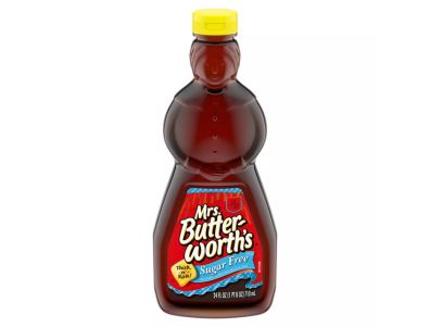 Miel Mrs. Butterworth espeso y rico sin azúcar de 24 oz