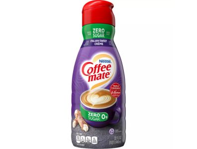 Crema para café Coffee Mate de Nestlé Crema dulce italiana sin azúcar 32 oz