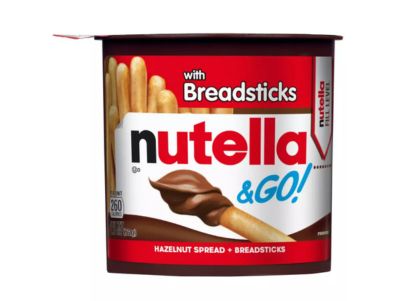 Crema de chocolate y avellanas Nutella & Go! con palitos de pan 1.8 oz