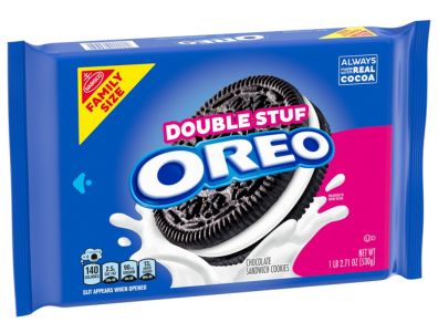 Galletas OREO Double Stuf, tamaño familiar, 18,71 oz