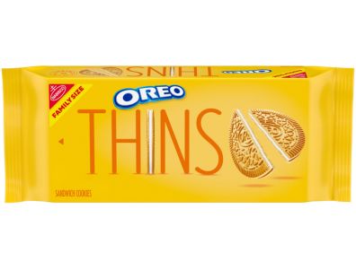 Galletas OREO Thins doradas, tamaño familiar, 11,78 oz