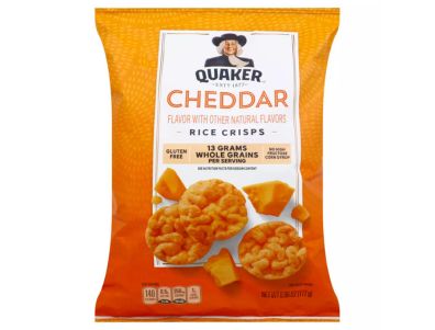 Quaker Chips de arroz con queso cheddar 6,06 oz