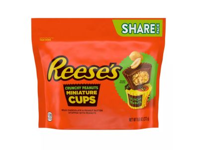 Chocolate Reese's Caramelos con leche y mantequilla de maní Paquete para compartir 9,6 oz