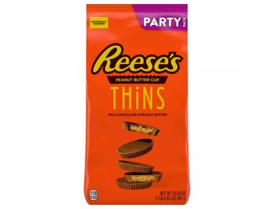 Chocolate Reese THiNS Caramelos de mantequilla de maní Paquete para fiestas paquete de 6