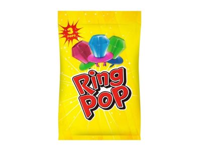 bolsa de Ring Pop Caramelos, 3 unidades