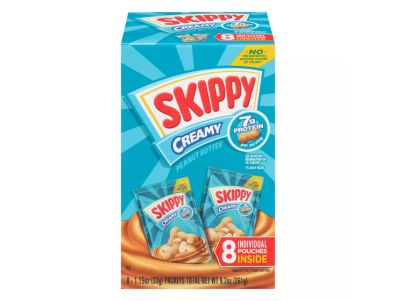 Crema de cacahuate Skippy Bolsitas individuales cremosa 8 unidades