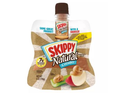 Crema de cacahuate Skippy cremosa natural Squeeze 6 oz