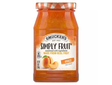 Mermelada untable Smucker de albaricoque Simply Fruit de 10 oz