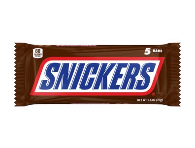 chocolate Snickers Fun Size 2,6 oz, paquete de 5