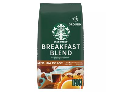 Starbucks Café molido tostado medio Breakfast Blend 12 oz