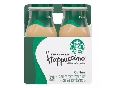 Starbucks Bebida Frappuccino de café botellas de 9,5 oz paquete de 4