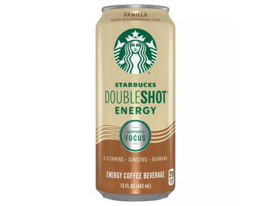 Starbucks Bebida energética de café Vanilla Double Shot 15 oz