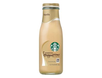 Starbucks Bebida de café helado Frappuccino de vainilla de 13,7 oz