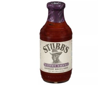 Salsa para barbacoa Stubb dulce y pegajosa de 18 oz